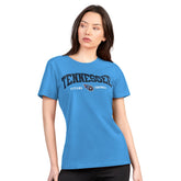 Tennessee Titans G-III 4Her by Carl Banks Women's Super-Slim Lightweight Winning Crew T-Shirt - Light Blue sale