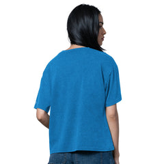 Detroit Lions Starter Women's Oversized Hall of Fame T-Shirt - Heather Blue cheap