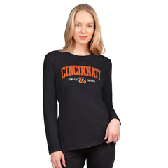 Cincinnati Bengals G-III 4Her by Carl Banks Women's Best Play Long Sleeve T-Shirt - Black sale