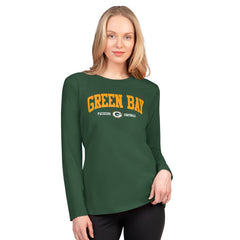 Green Bay Packers G-III 4Her by Carl Banks Women's Best Play Long Sleeve T-Shirt - Green outlet