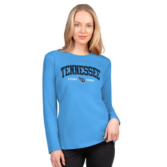 Tennessee Titans G-III 4Her by Carl Banks Women's Best Play Long Sleeve T-Shirt - Light Blue discount