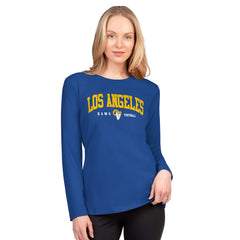Los Angeles Rams G-III 4Her by Carl Banks Women's Best Play Long Sleeve T-Shirt - Royal for sale