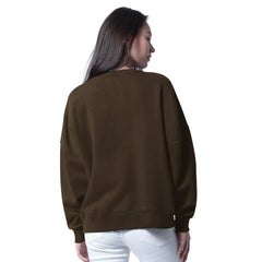 Cleveland Browns G-III 4Her by Carl Banks Women's Oversized Feud Sweatshirt - Brown sale