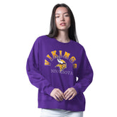 Minnesota Vikings G-III 4Her by Carl Banks Women's Oversized Feud Sweatshirt - Purple for sale