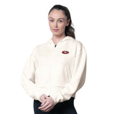 San Francisco 49ers MSX by Michael Strahan Women's Eleanor Full-Zip Hoodie - Cream on sale