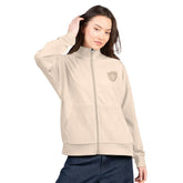 Las Vegas Raiders G-III 4Her by Carl Banks Women's Rookie Full-Zip Hoodie - Tan discount