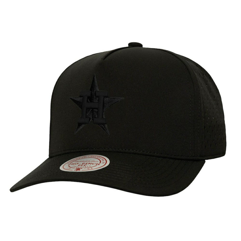 Houston Astros Perfect Icon Pro Pinch Snapback Hat Black