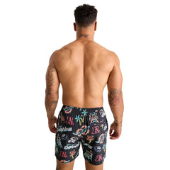 Miami Dolphins Chubbies The Neon 5.5" Classic Lined Swim Trunks - Black for sale