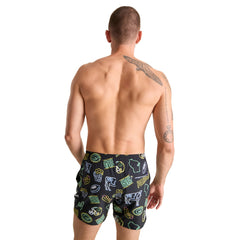 Green Bay Packers Chubbies The Neon 5.5" Classic Lined Swim Trunks - Black discount