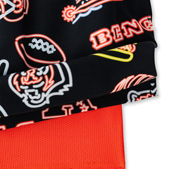 Cincinnati Bengals Chubbies The Neon 5.5" Classic Lined Swim Trunks - Black for sale