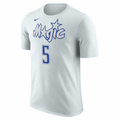 Paolo Banchero Orlando Magic Unisex 2025/26 City Edition Name & Number T-Shirt - Silver discount