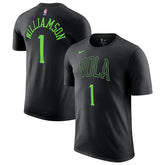 Zion Williamson New Orleans Pelicans Unisex 2025/26 City Edition Name & Number T-Shirt - Black discount