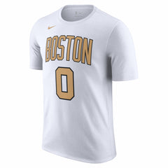 Jayson Tatum Boston Celtics Unisex 2025/26 City Edition Name & Number T-Shirt - White for sale