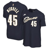 Donovan Mitchell Cleveland Cavaliers Unisex Name & Number T-Shirt sale - Classic Editi- Navy for sale