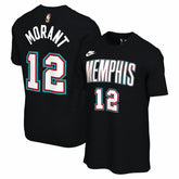 Ja Morant Memphis Grizzlies Unisex Name & Number T-Shirt - Classic Edition - Black shop