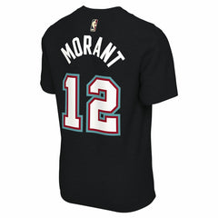 Ja Morant Memphis Grizzlies Unisex Name & Number T-Shirt - Classic Edition - Black shop