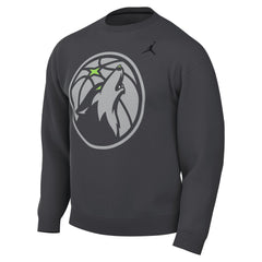 Minnesota Timberwolves Jordan Brand Statement Edition Sweatshirt - Anthracite cheap