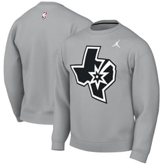 San Antonio Spurs Jordan Brand Statement Edition Sweatshirt - Silver cheap