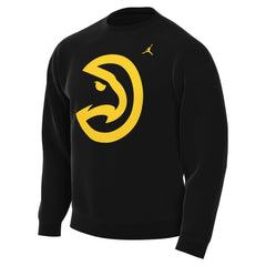 Atlanta Hawks Jordan Brand Statement Edition Sweatshirt - Black sale