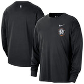 Brooklyn Nets 2025/26 City Edition Remix Essential Logo Long Sleeve T-Shirt - Black online