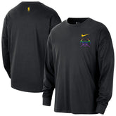 Denver Nuggets 2025/26 City Edition Remix Essential Logo Long Sleeve T-Shirt sale - Black online
