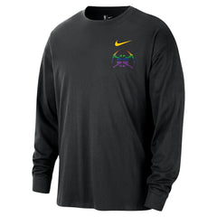Denver Nuggets 2025/26 City Edition Remix Essential Logo Long Sleeve T-Shirt sale - Black online