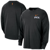 Phoenix Suns 2025/26 City Edition Remix Essential Logo Long Sleeve T-Shirt - Black cheap
