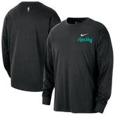 Portland Trail Blazers 2025/26 City Edition Remix Essential Logo Long Sleeve T-Shirt - Black outlet