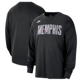 Memphis Grizzlies Unisex Classic Edition Hardwood Classics Essential Logo Long Sleeve T-Shirt - Black online