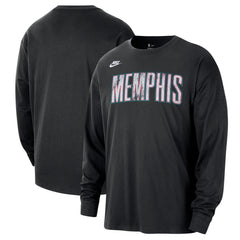 Memphis Grizzlies Unisex Classic Edition Hardwood Classics Essential Logo Long Sleeve T-Shirt - Black online