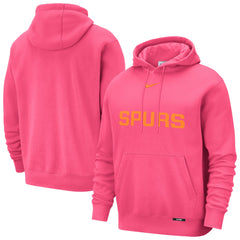 San Antonio Spurs 2025/26 City Edition Essential Logo Remix Hoodie - Pink online