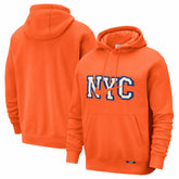 New York Knicks 2025/26 City Edition Essential Logo Remix Hoodie - Orange online