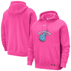 Miami Heat 2025/26 City Edition Essential Logo Remix Hoodie - Pink outlet
