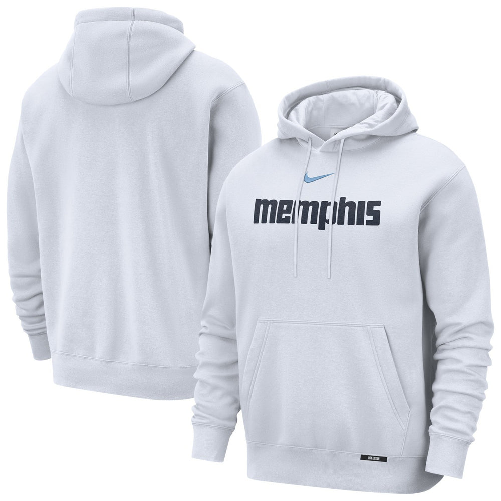 Memphis Grizzlies 2025/26 City Edition Essential Remix Club Hoodie - White outlet