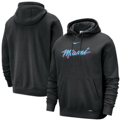 Miami Heat 2025/26 City Edition Essential Remix Club Hoodie - Black discount