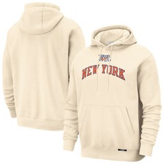 New York Knicks 2025/26 City Edition Essential Remix Club Hoodie - Natural outlet