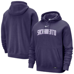 Sacramento Kings 2025/26 City Edition Essential Remix Club Hoodie - Purple sale