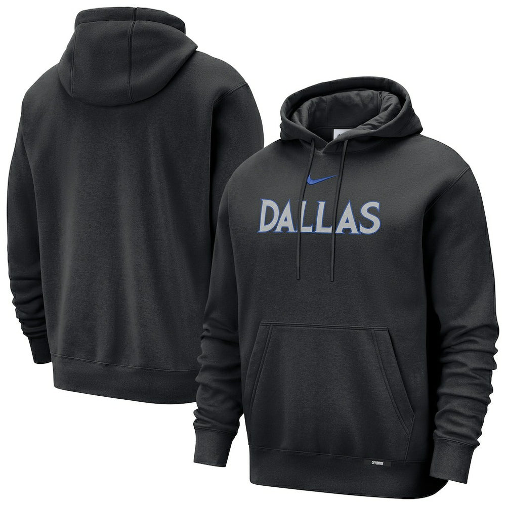 Dallas Mavericks 2025/26 City Edition Essential Remix Club Hoodie sale - Black shop
