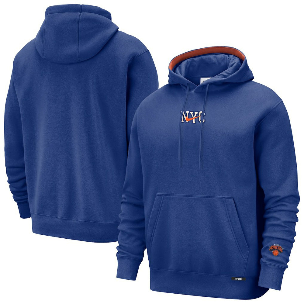 New York Knicks 2025/26 City Edition Courtside Remix Premium Hoodie - Blue outlet