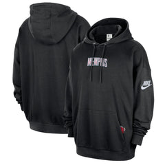 Memphis Grizzlies Classic Edition Hardwood Classics Premium Club Heavyweight Fleece Hoodie - Black cheap