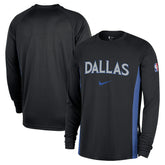 Dallas Mavericks 2025/26 City Edition Authentic Pregame Dri-FIT Long Sleeve Shooting T-Shirt sale - Black sale