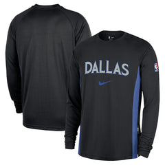Dallas Mavericks 2025/26 City Edition Authentic Pregame Dri-FIT Long Sleeve Shooting T-Shirt sale - Black sale