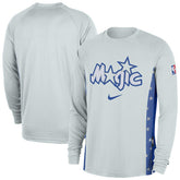 Orlando Magic 2025/26 City Edition Authentic Pregame Dri-FIT Long Sleeve Shooting T-Shirt - Silver for sale