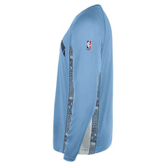 Memphis Grizzlies 2025/26 City Edition Authentic Pregame Dri-FIT Long Sleeve Shooting T-Shirt - Light Blue outlet