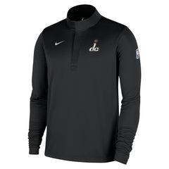 Washington Wizards 2025/26 City Edition Remix Authentic Coaches Dri-FIT Half-Zip Top - Black shop