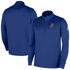 Houston Rockets 2025/26 City Edition Remix Authentic Coaches Dri-FIT Half-Zip Top sale - Blue for sale
