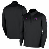 Minnesota Timberwolves 2025/26 City Edition Remix Authentic Coaches Dri-FIT Half-Zip Pullover - Black shop