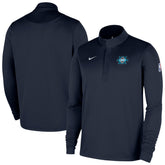 Oklahoma City Thunder 2025/26 City Edition Remix Authentic Coaches Dri-FIT Half-Zip Top - Navy shop