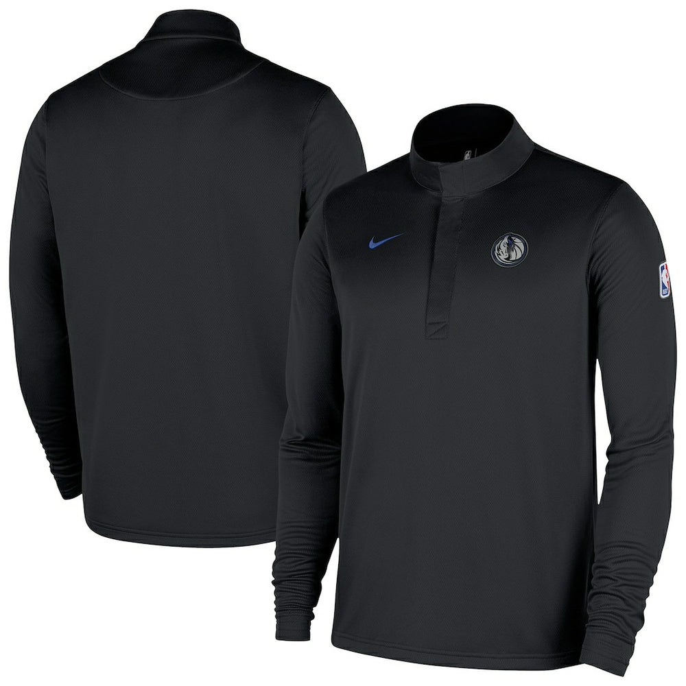 Dallas Mavericks 2025/26 City Edition Remix Authentic Coaches Dri-FIT Half-Zip Top sale - Black sale