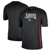 Philadelphia 76ers Classic Edition Hardwood Classics Authentic Game Shooting T-Shirt - Black discount
